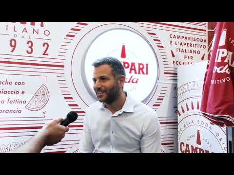 Gustavo Calì di Campari al Roma Bar Show 2019