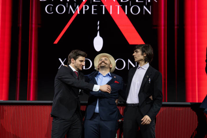 i tre finalisti: Edoardo Cipriani, Alessandro D'Alessio e Andrea Pace