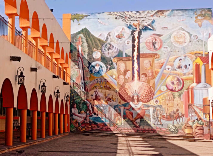 Mural de Mayahuel en Ciudad de Tequila, Jalisco México - credits Juan Carlos Fonseca Mata
