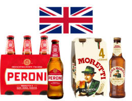 I marchi di birra più popolari in UK: vince San Miguel, Peroni e Moretti nei primi 9