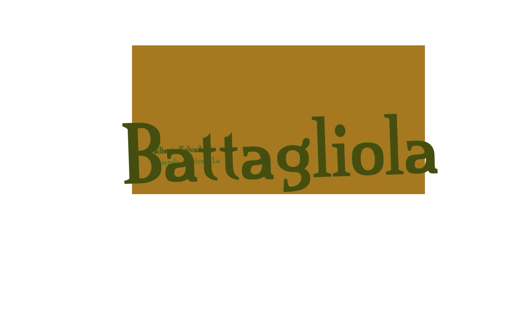 logo Alberto Salvadori - Azienda Agricola La Battagliola