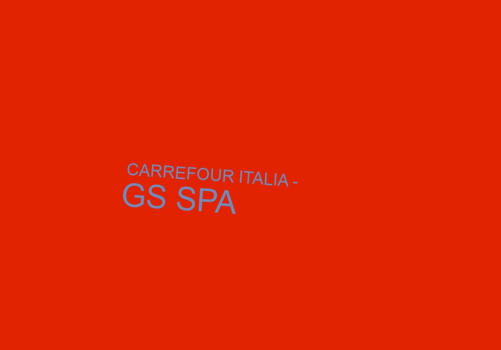 logo Carrefour Italia - Gs SpA