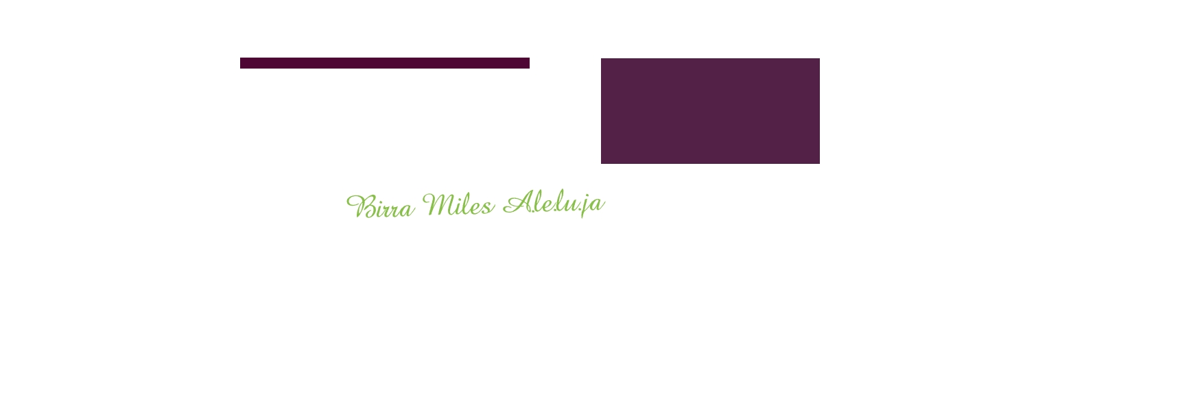 logo Birra Miles A.le.lu.ja