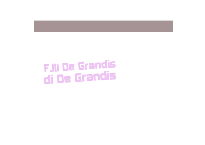 logo F.lli De Grandis di De Grandis